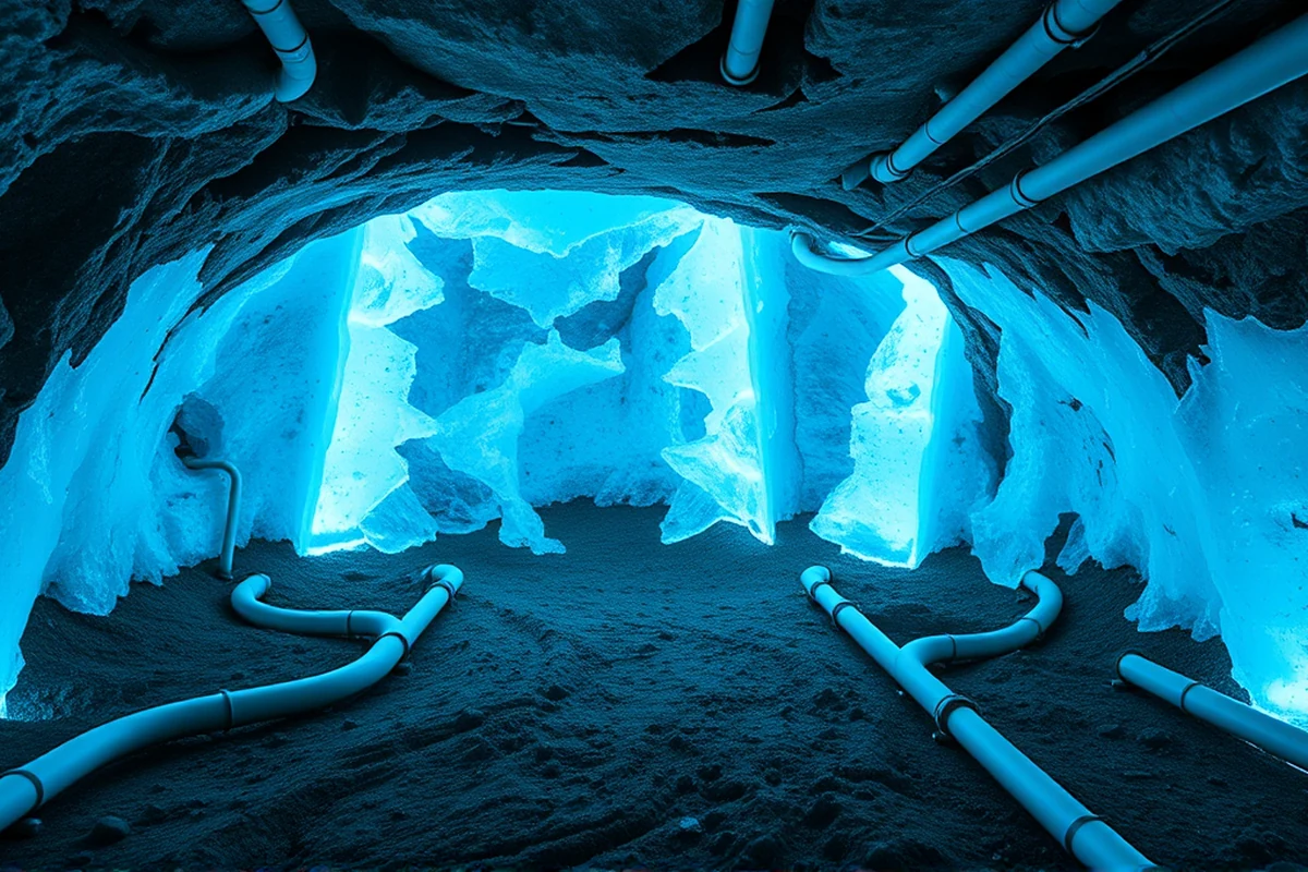 대형 도심 하천 하부 터널 통과 시 상부 지반 침하를 막는 '동결 공법(Ground Freezing)' 2 대형 도심 동결 공법의 기본 원리와 작동 메커니즘