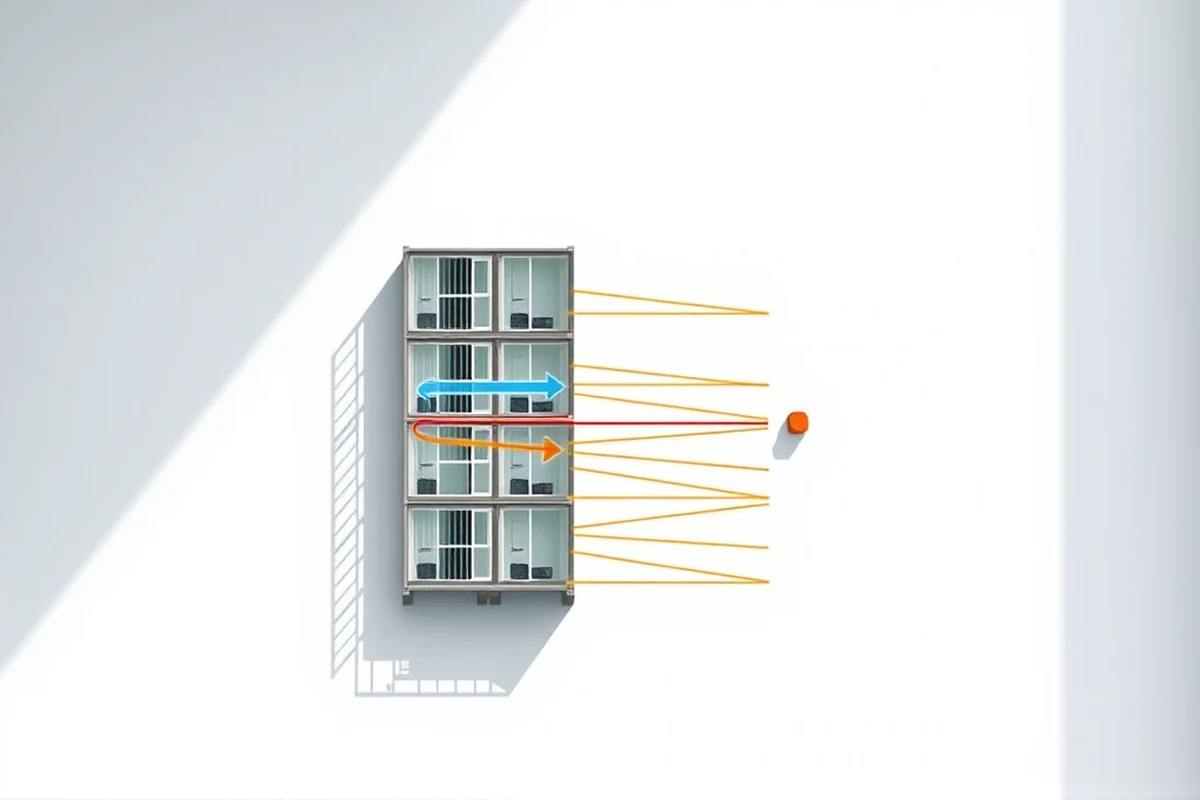 모듈러 건축(Prefabricated Construction)의 고층화 시 발생하는 접합부 응력 제어 기술 3 모듈러 건축(Prefabricated 횡하중과 풍하중에 대응하는 하중 전달 경로